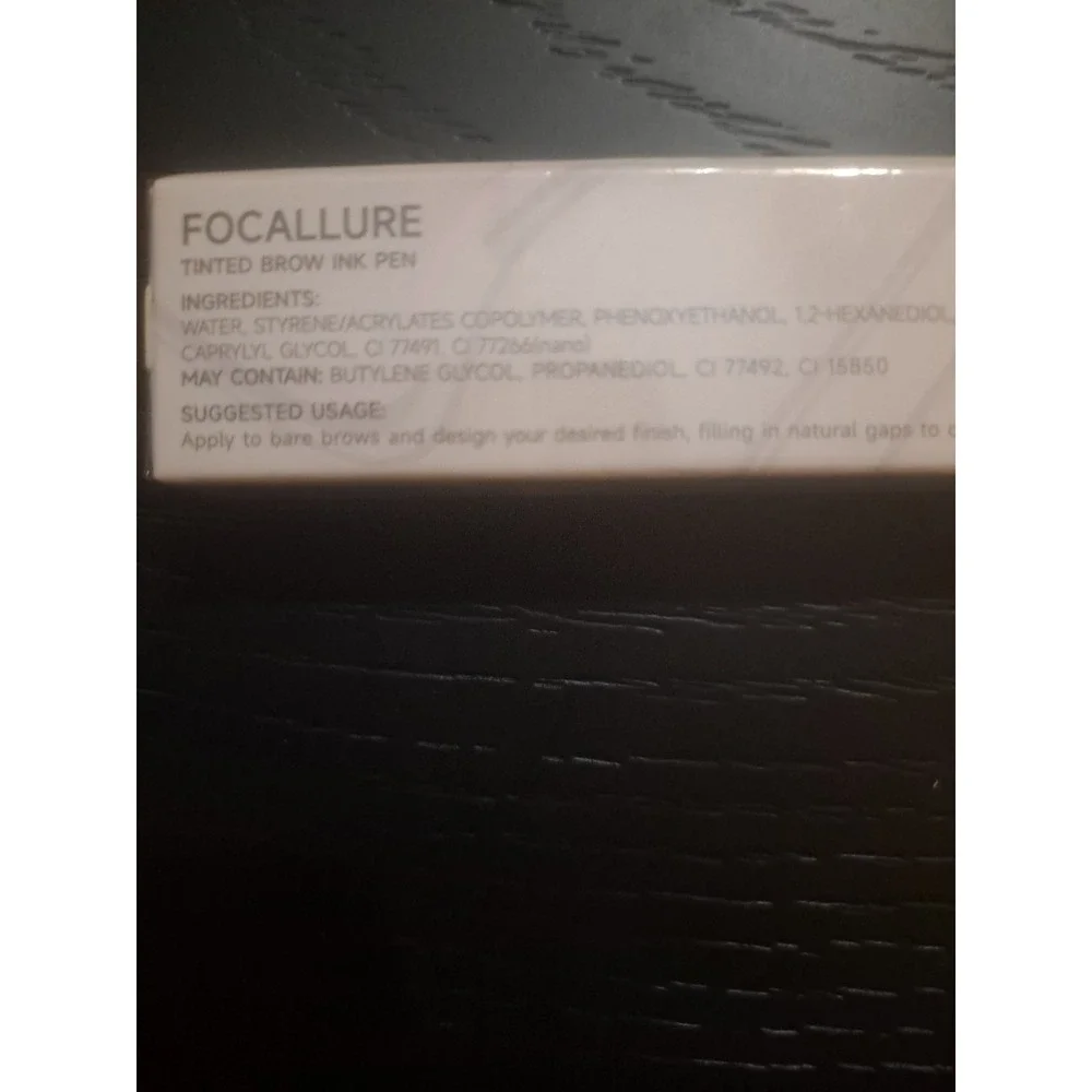 FOCALLURE Tinted Brow Ink Pen‎ Medium Brown FA-161 Sealed New